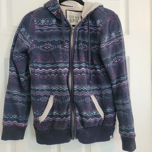 Patterned Hoodie